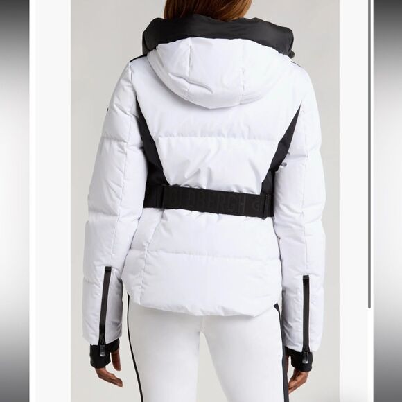 Goldbergh Lou Down Ski Jacket NWT white and black US 8 Waterproof - Picture 2 of 9
